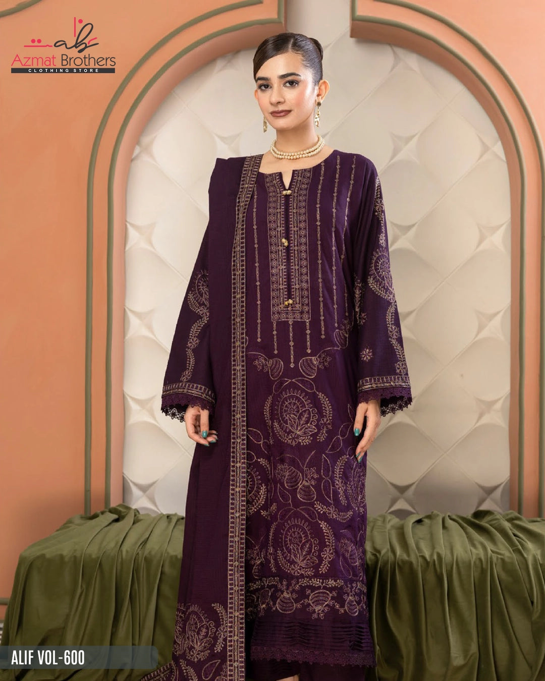 ALIF - PEACH WOOL Vol-600 D-01