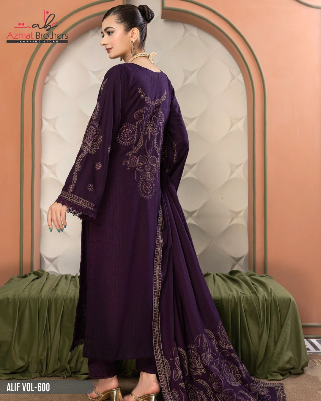 ALIF - PEACH WOOL Vol-600 D-01