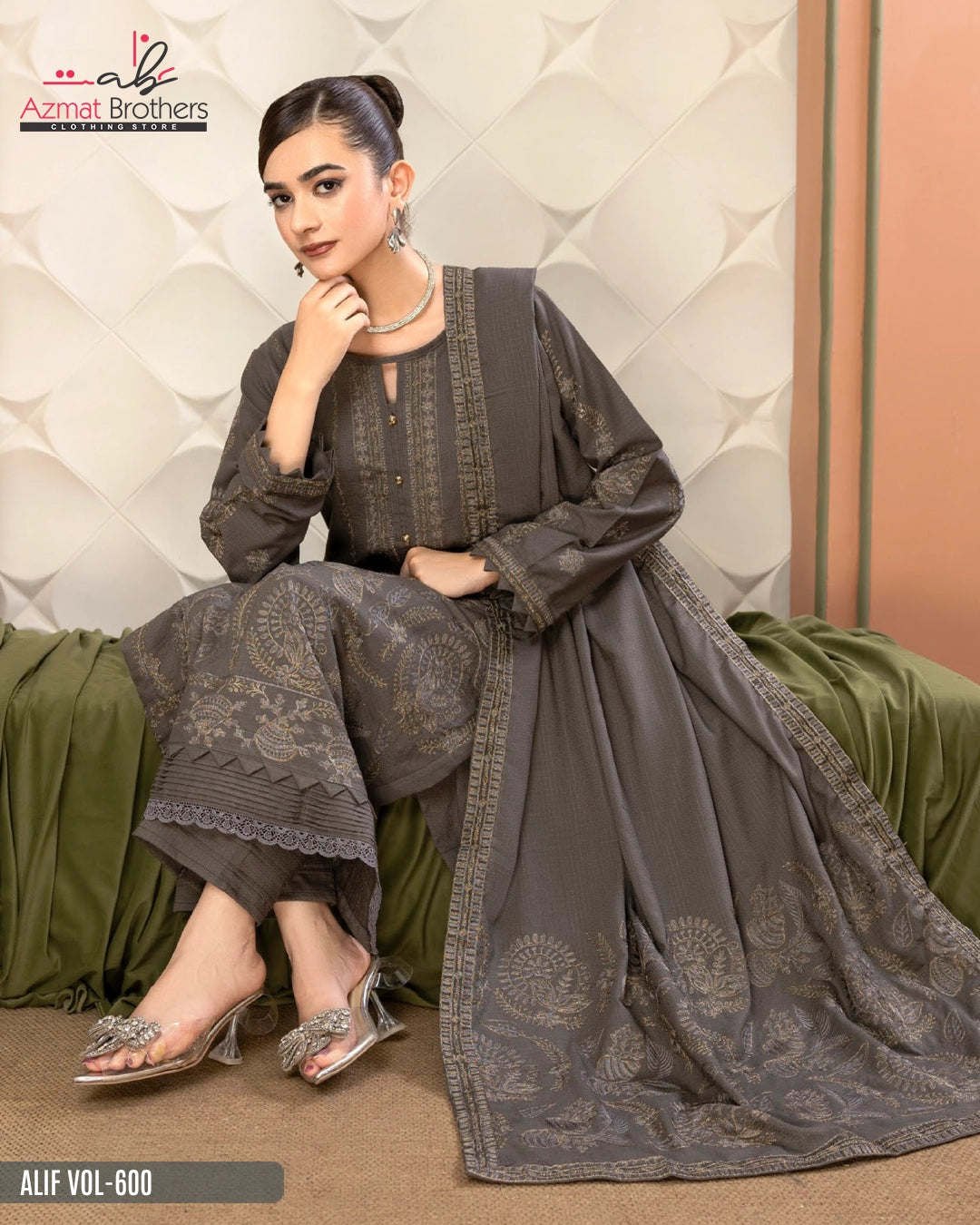 ALIF - PEACH WOOL Vol-600 D-02