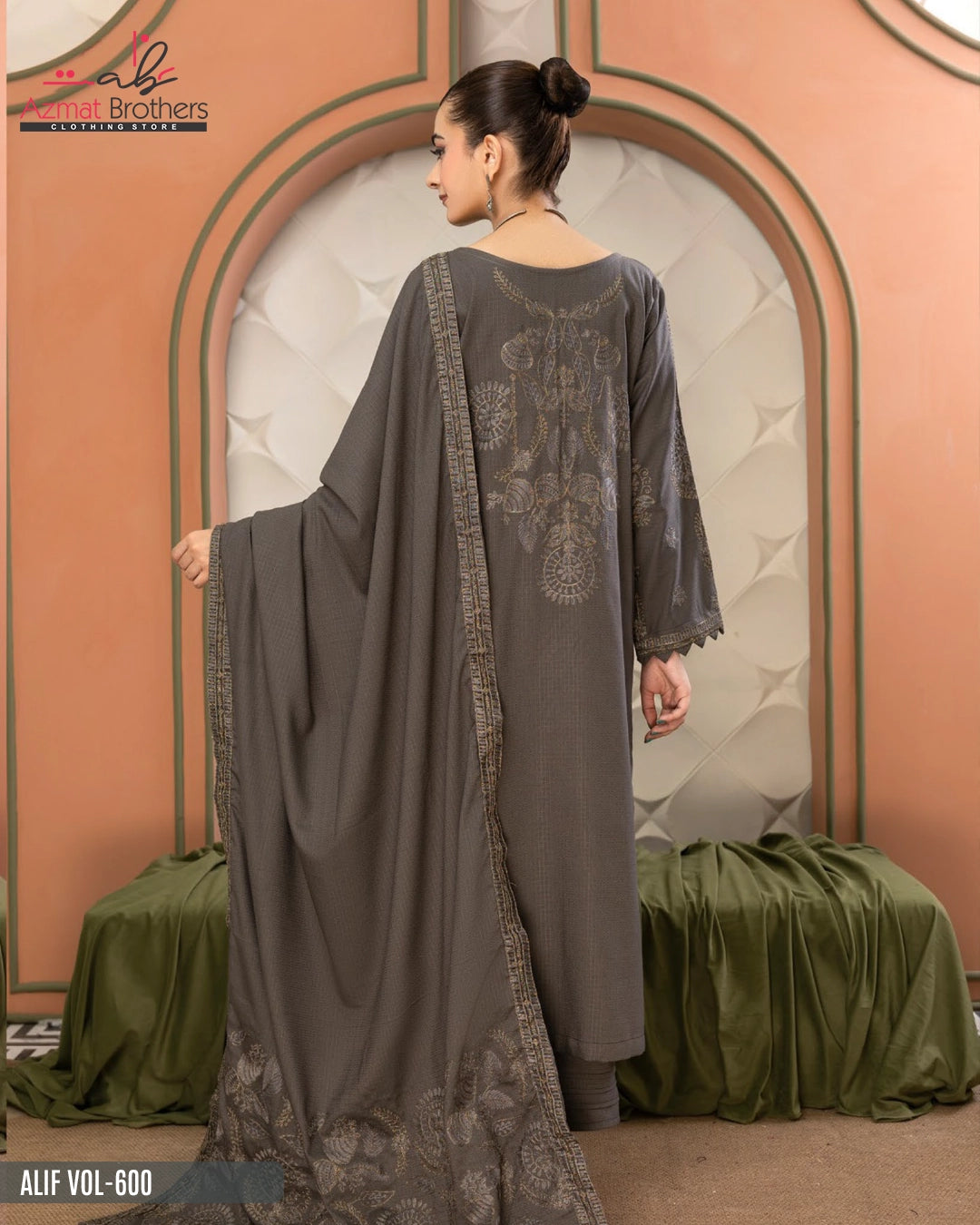 ALIF - PEACH WOOL Vol-600 D-02