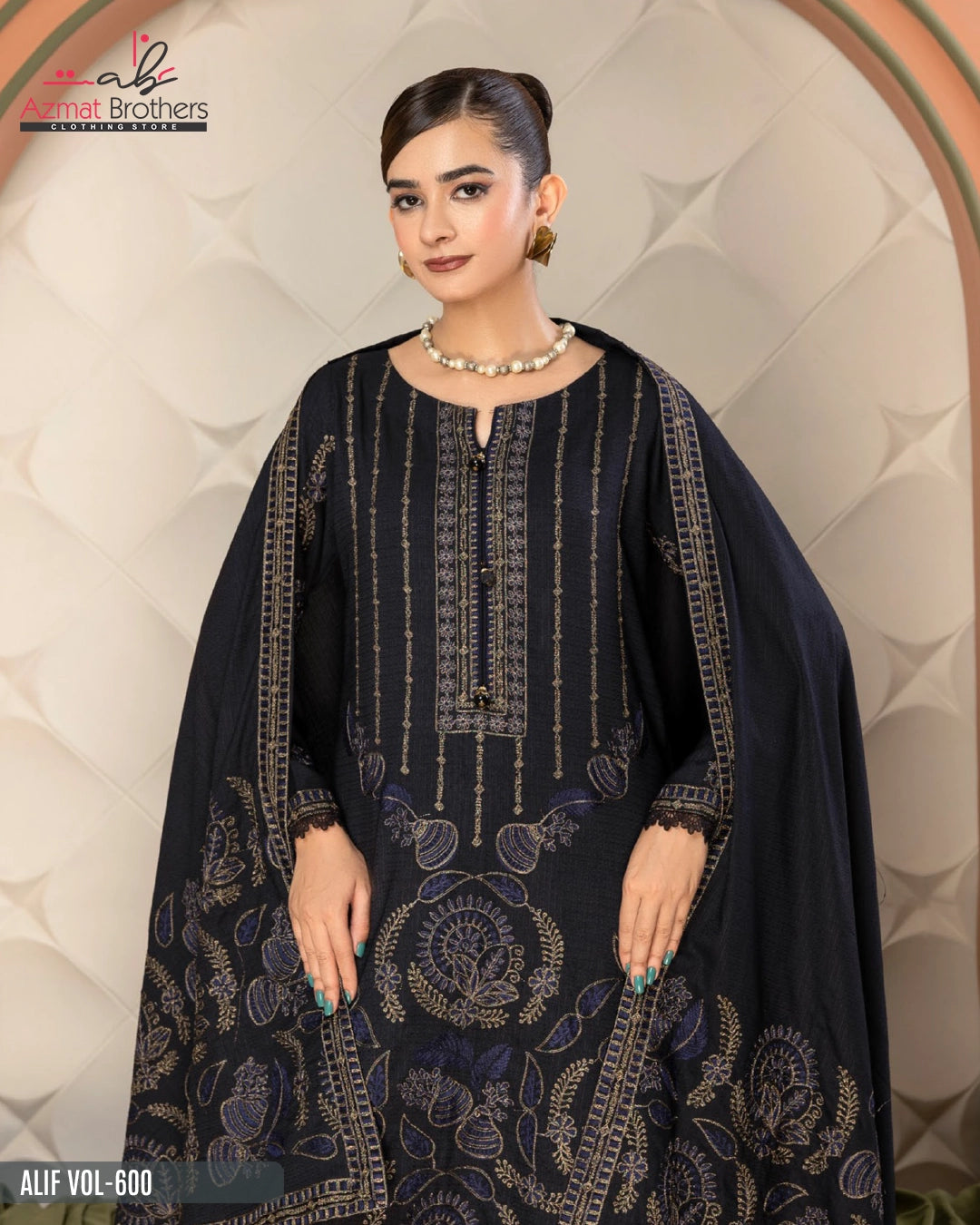 ALIF - PEACH WOOL Vol-600 D-03