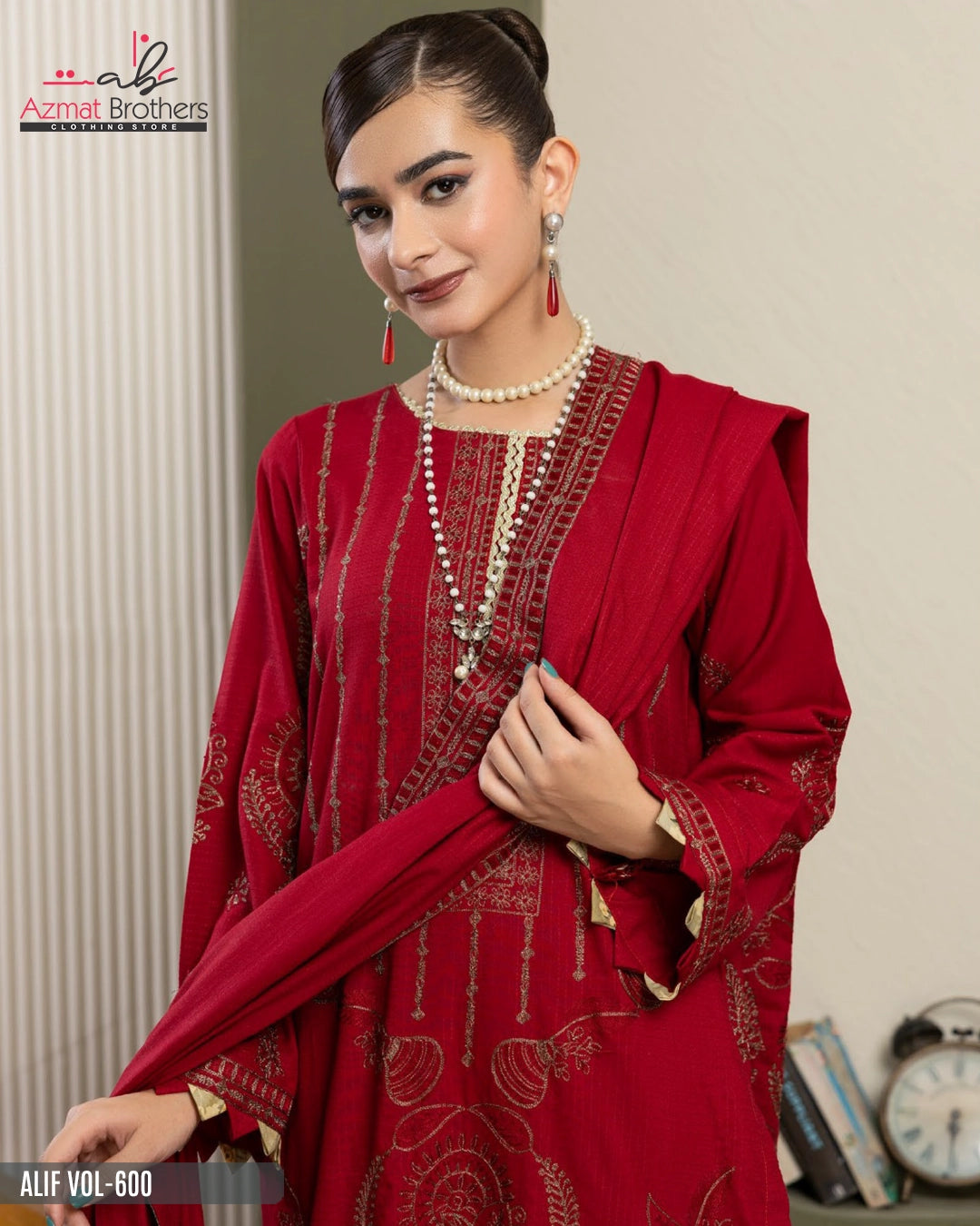 ALIF - PEACH WOOL Vol-600 D-04