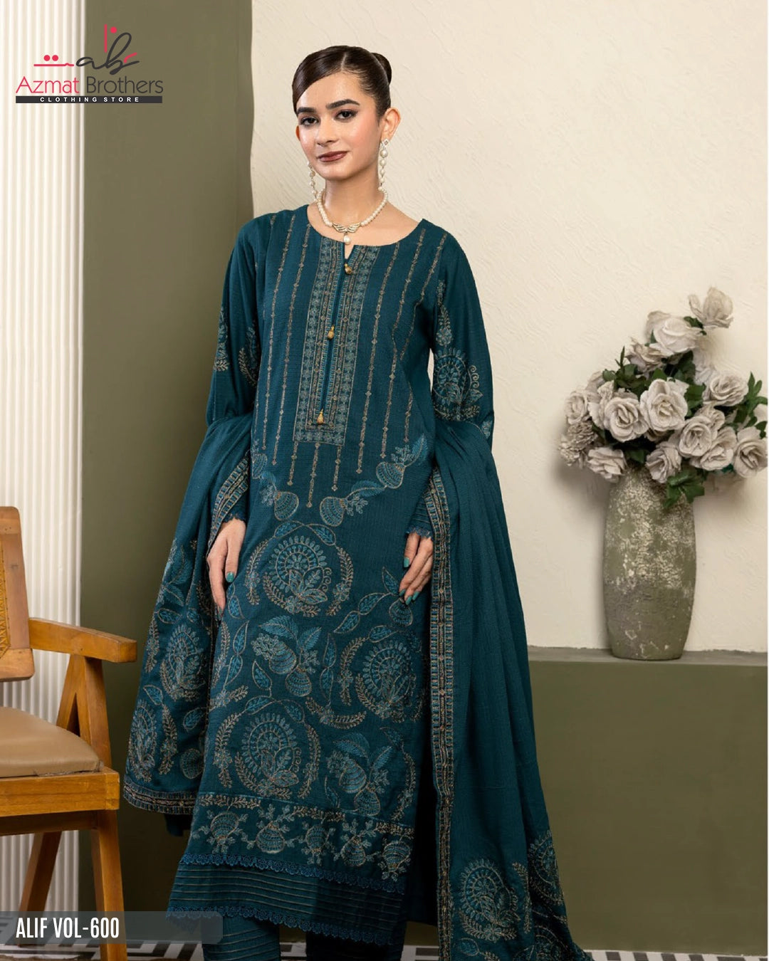 ALIF - PEACH WOOL Vol-600 D-05