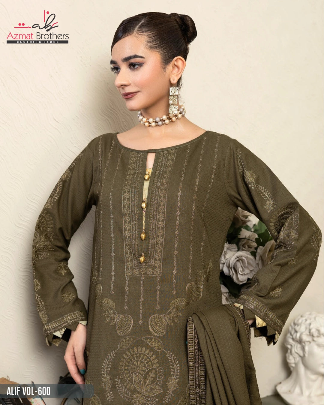 ALIF - PEACH WOOL Vol-600 D-06
