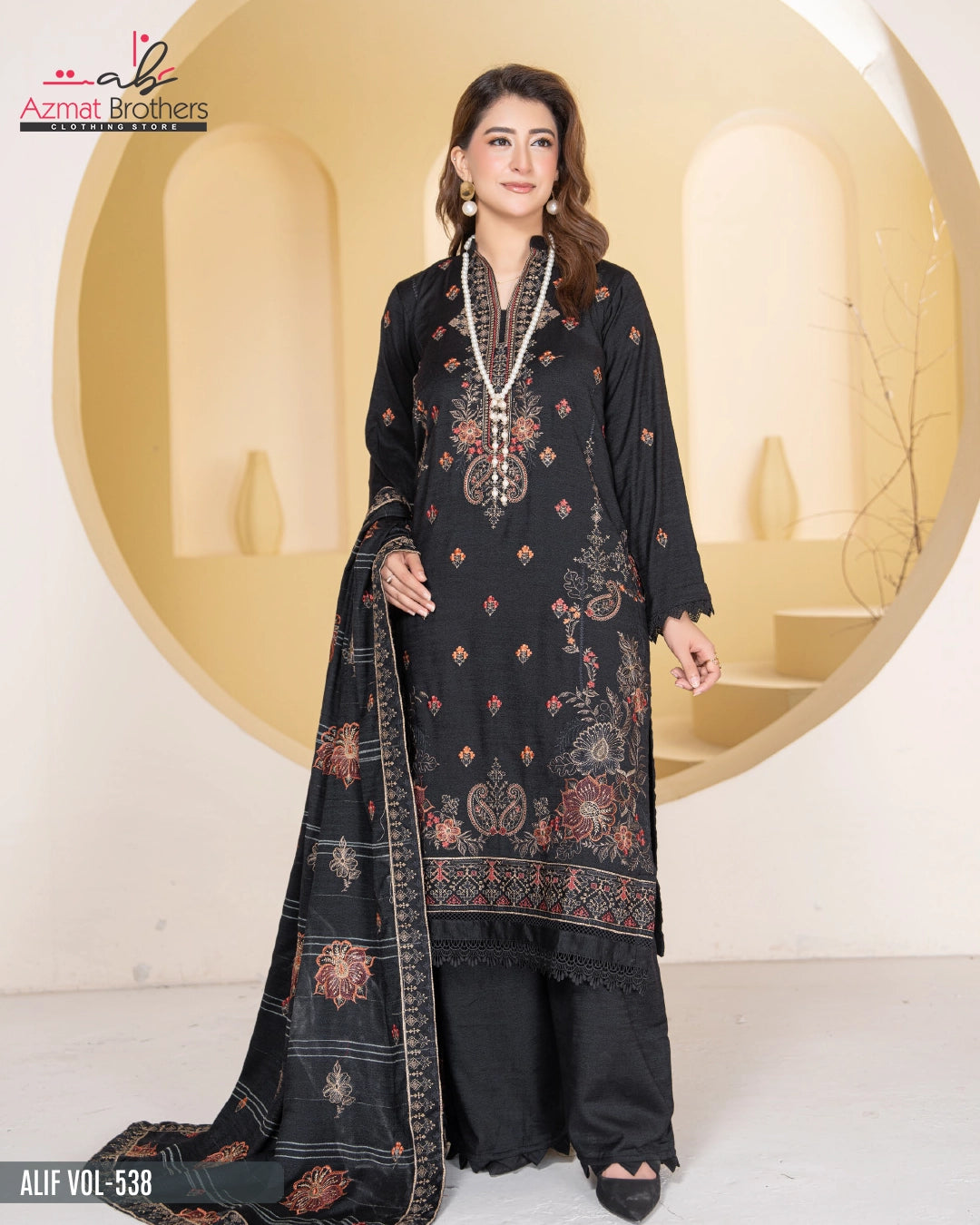 ALIF - PEACH WOOL Vol-538 D-02