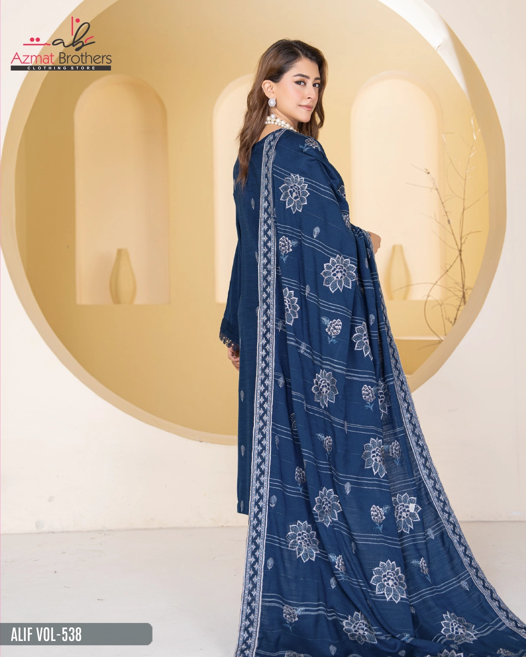 ALIF - PEACH WOOL Vol-538 D-04