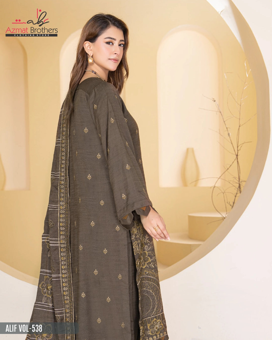 ALIF - PEACH WOOL Vol-538 D-05