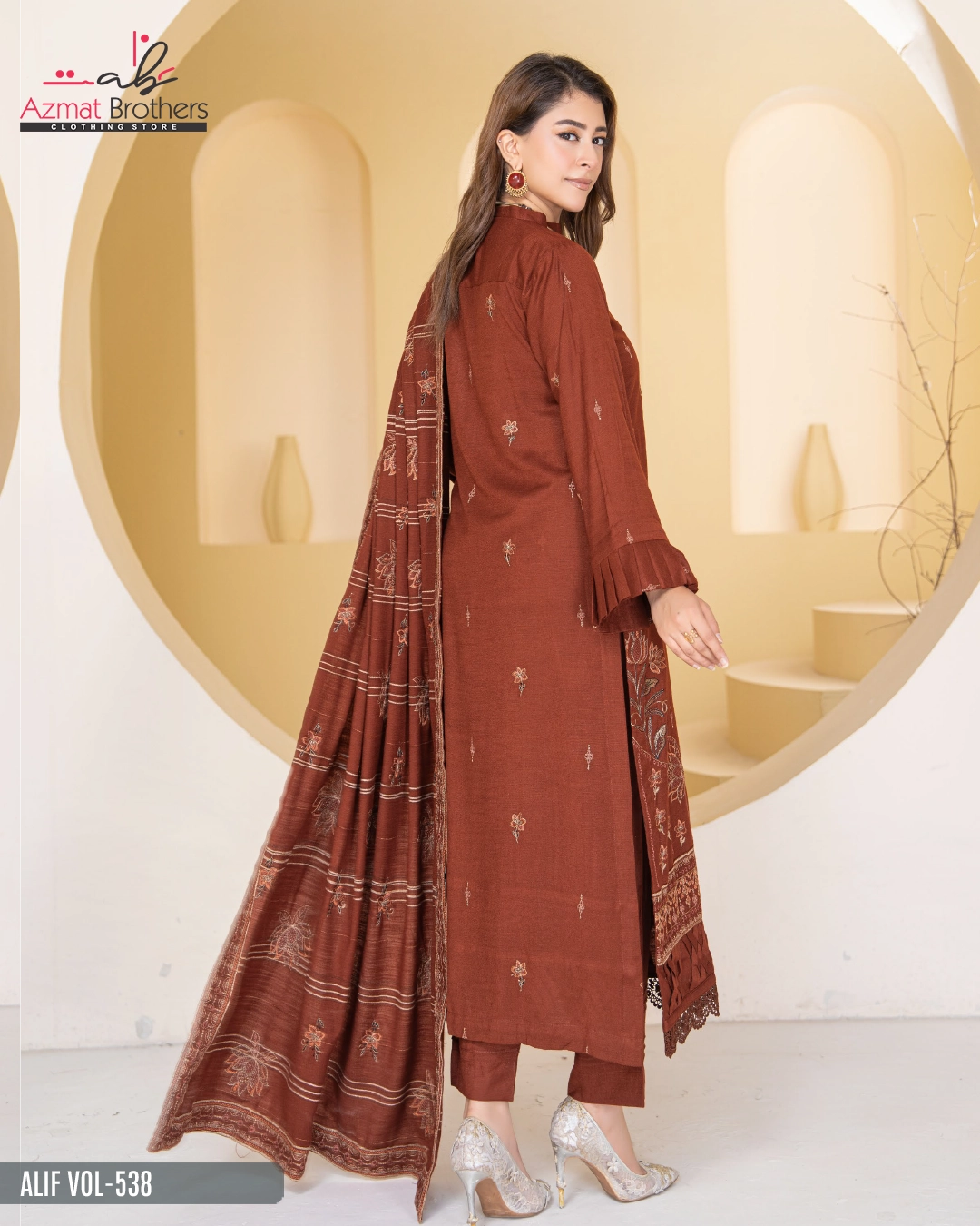 ALIF - PEACH WOOL Vol-538 D-06