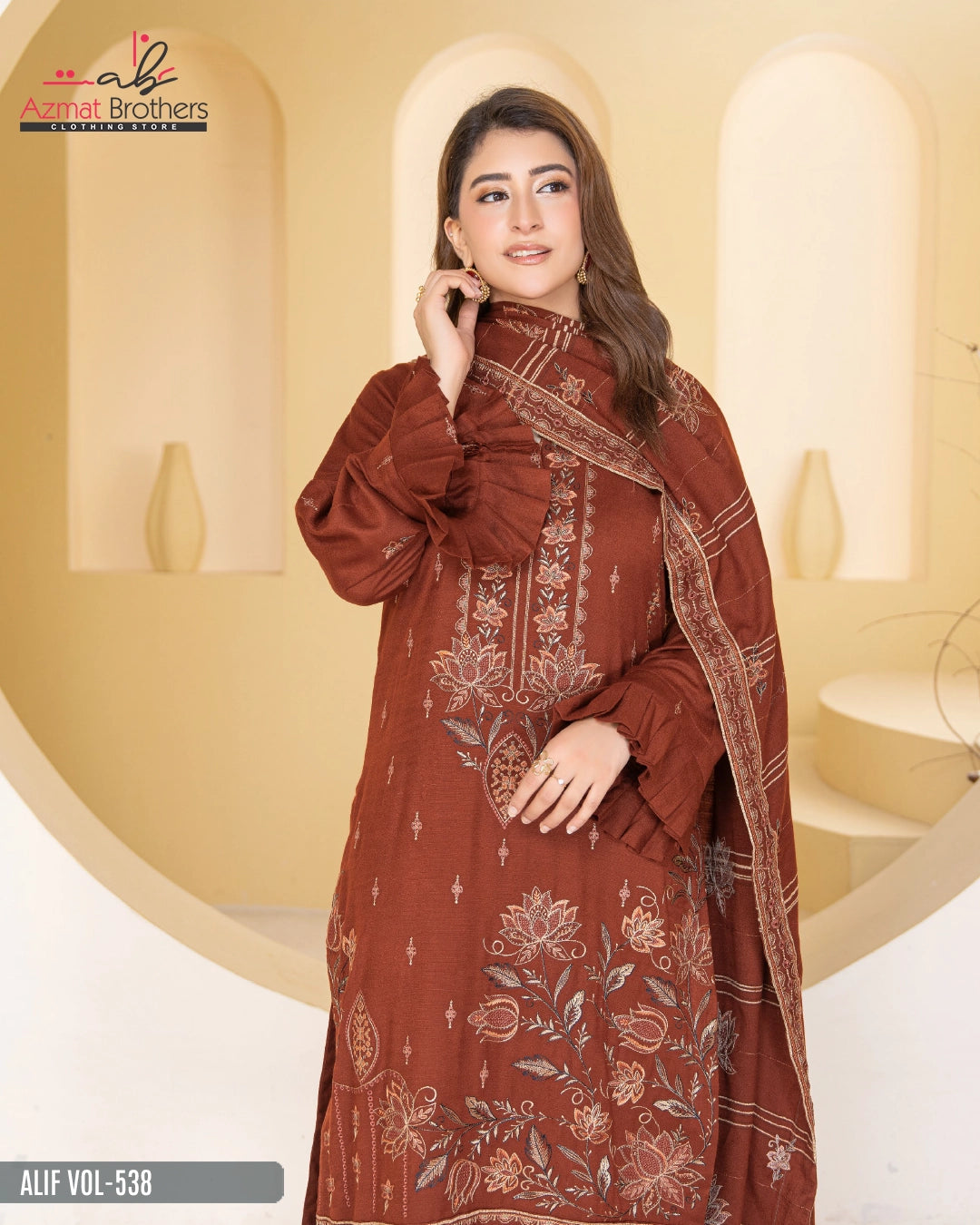 ALIF - PEACH WOOL Vol-538 D-06