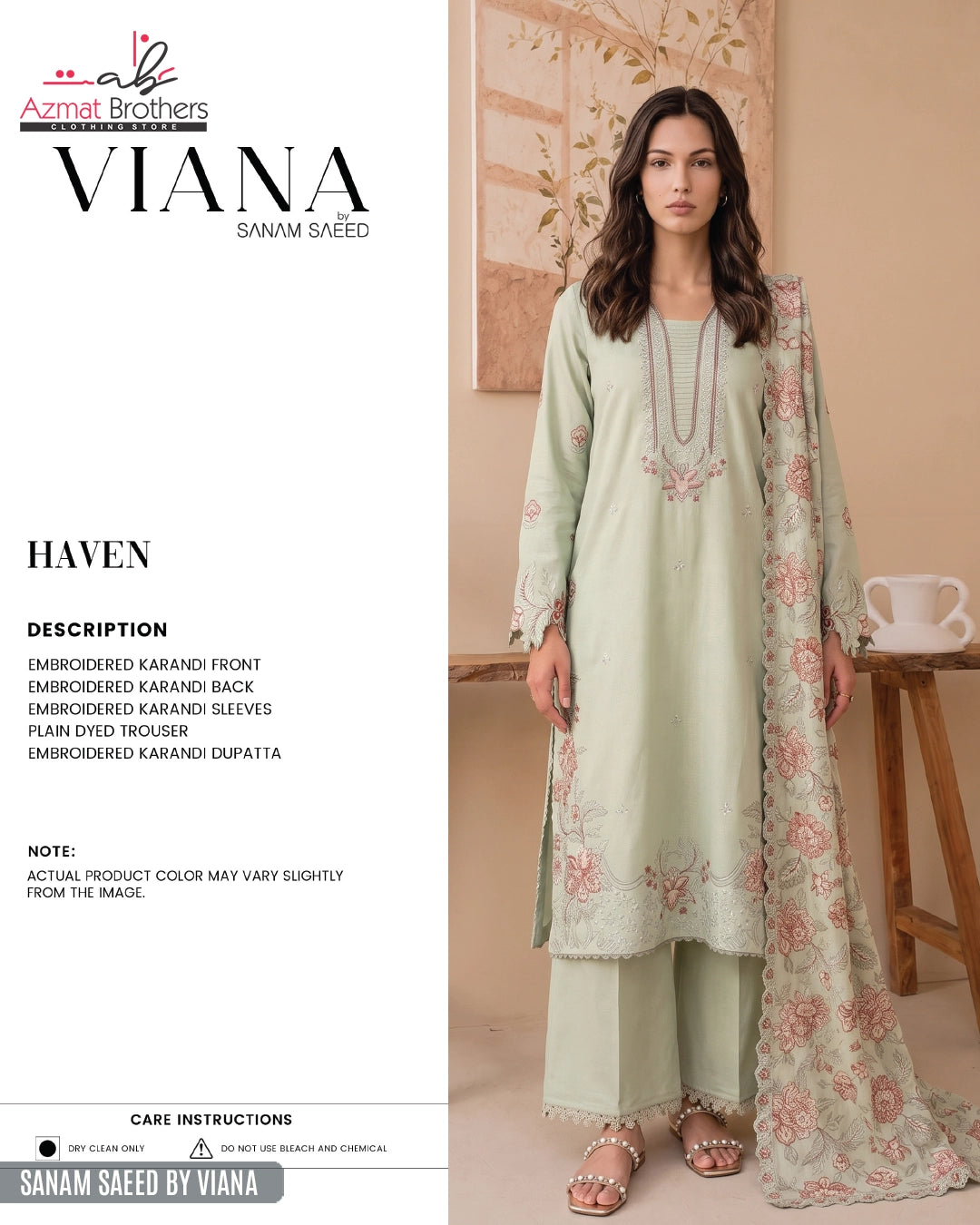 SANAM SAEED - VIANA -HAVEN