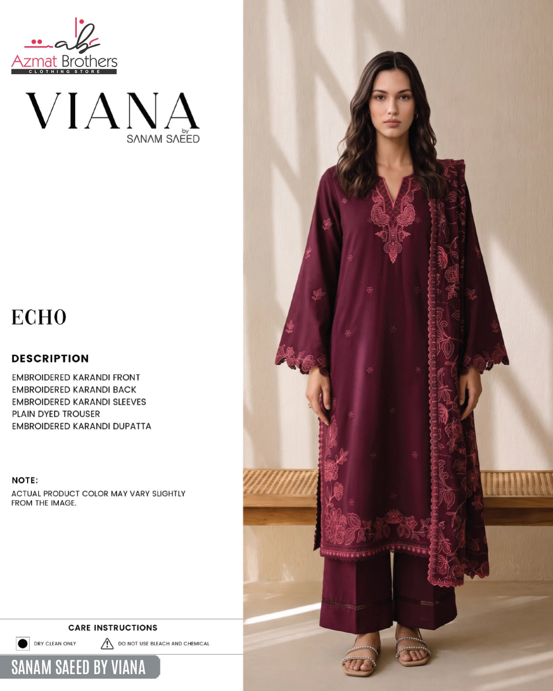 SANAM SAEED - VIANA -ECHO