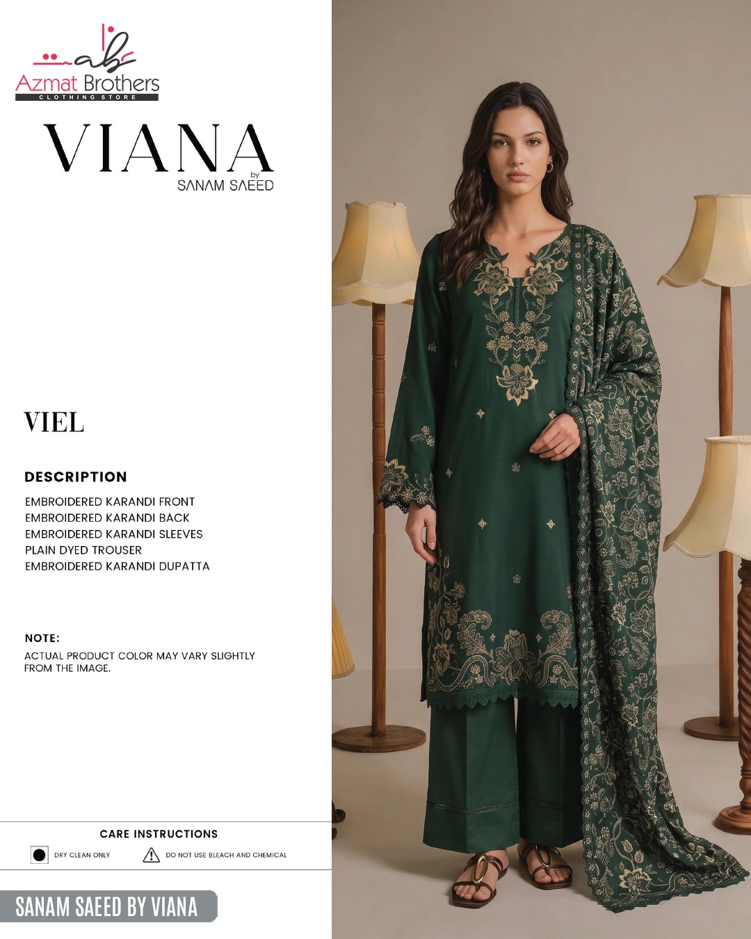 SANAM SAEED - VIANA- VIEL