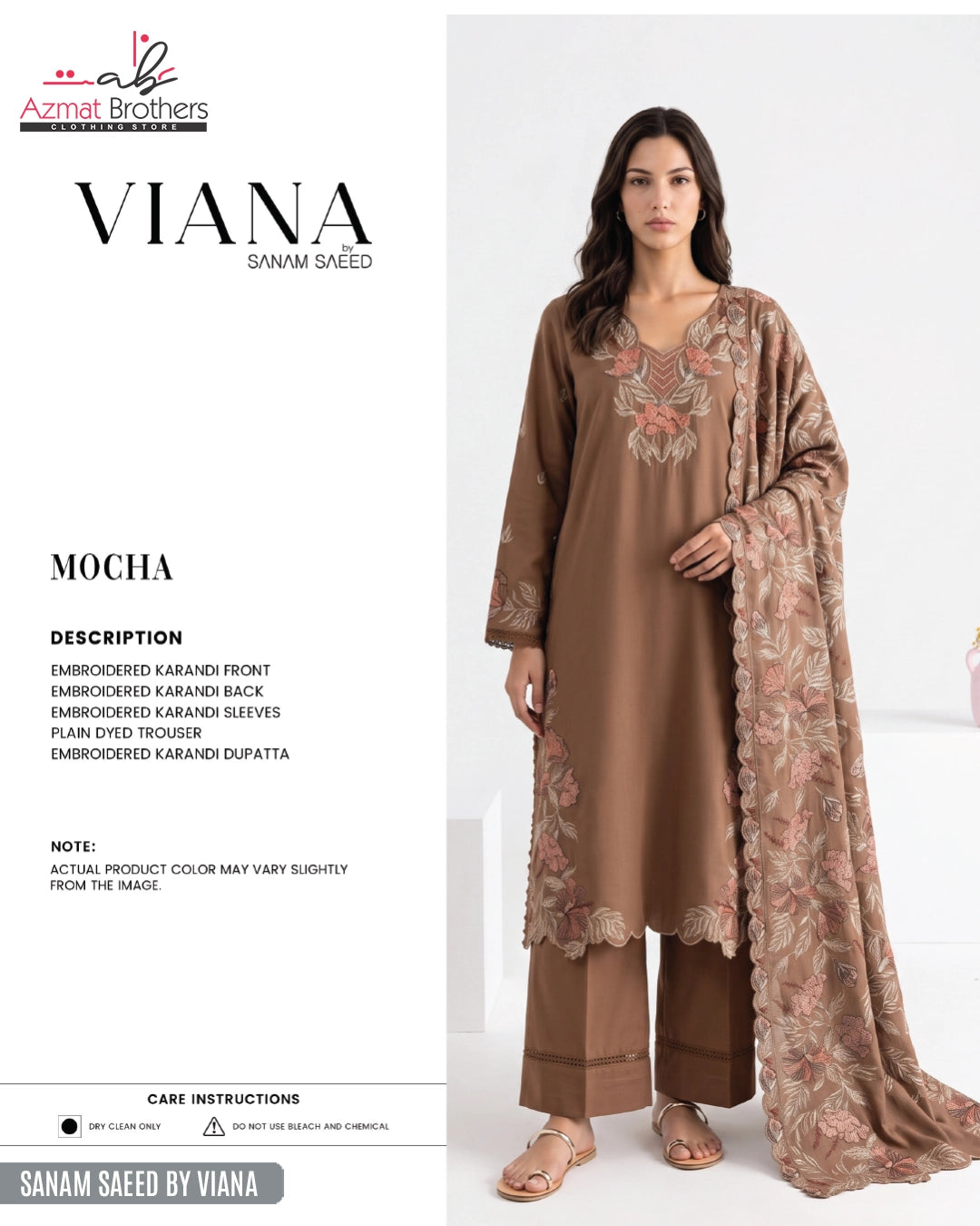 SANAM SAEED - VIANA -MOCHA