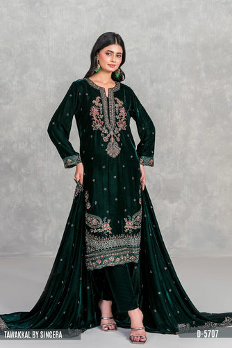 TAWAKKAL BY SINCERA VELVET D-5707